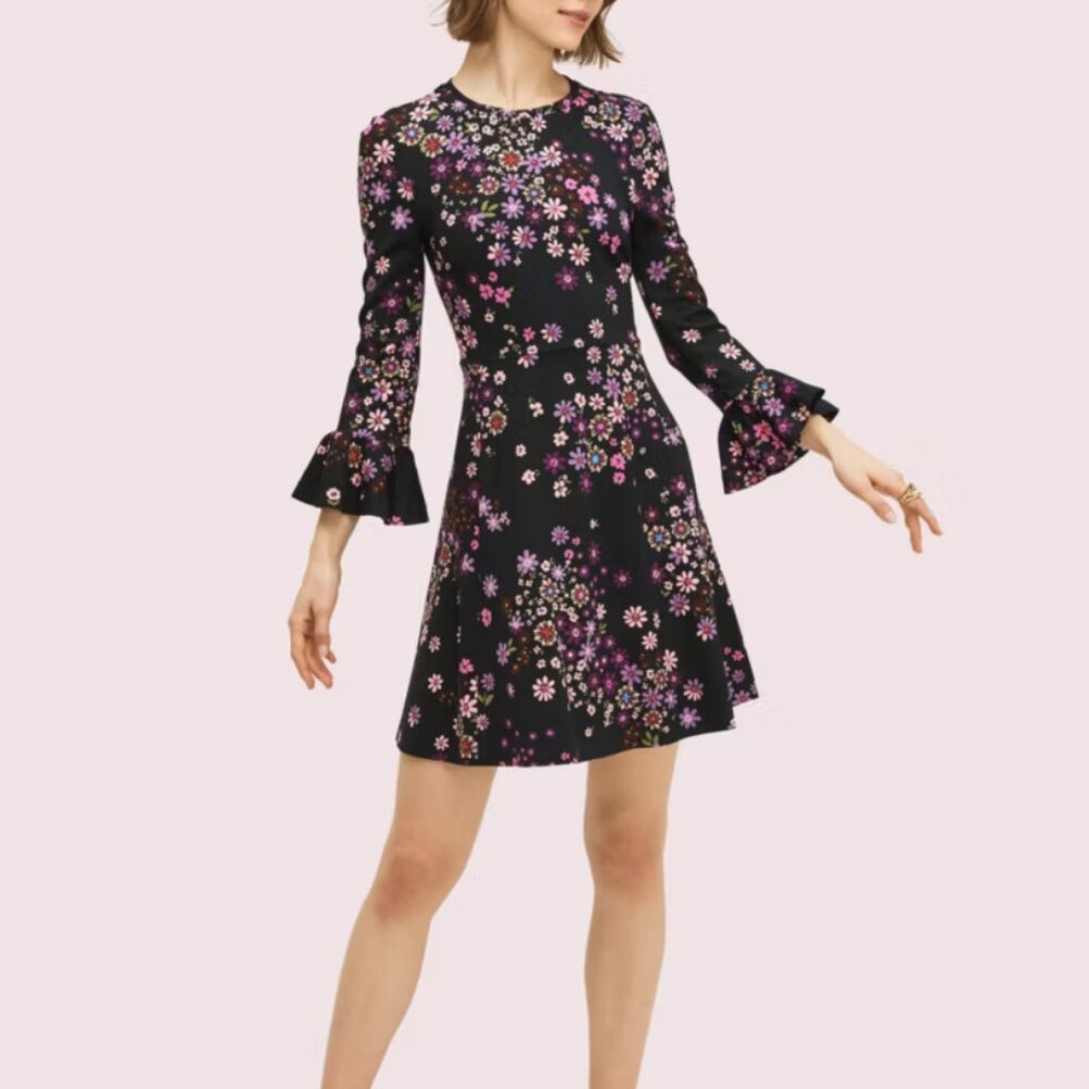 BNWT Kate Spade Bora Flora Ponte Dress size L